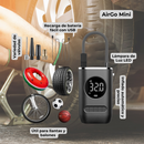 AirGo Mini: Inflador de Llantas Portátil para Auto, Moto, Bici y Balones