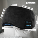 Sleep Aura: Antifaz para Dormir Bluetooth, Cómodo y Ultraligero